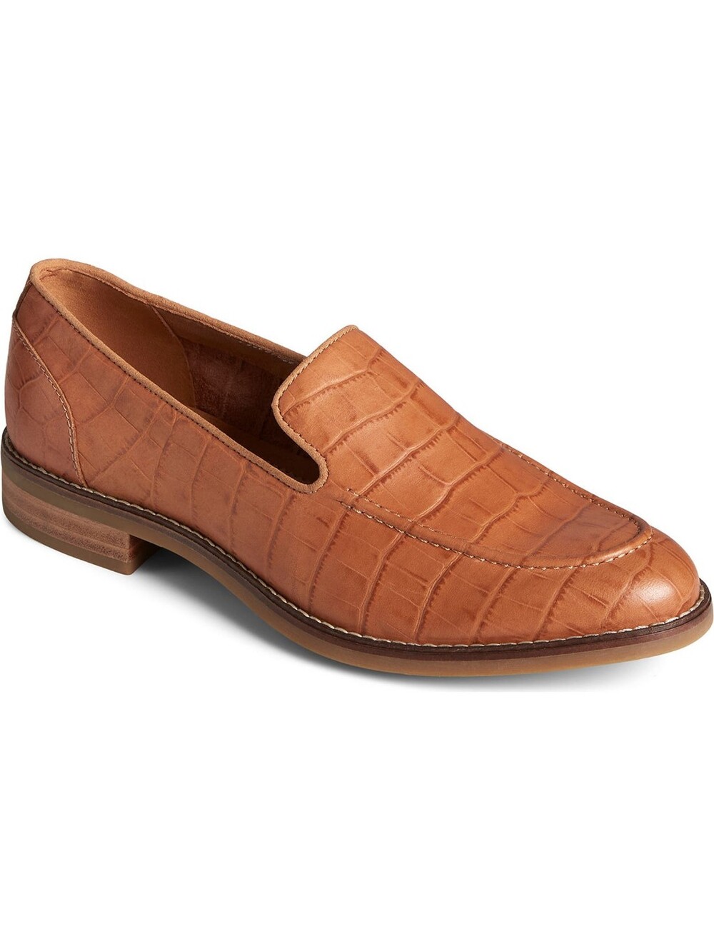NWT Sperry Fairpoint Loafer Croc Tan